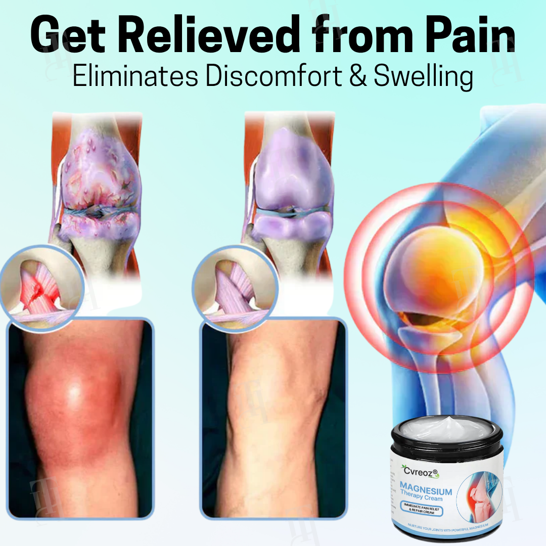 Official Store: Cvreoz® Magnesium Therapy Cream 🌿 Natural relief for joints and nerves