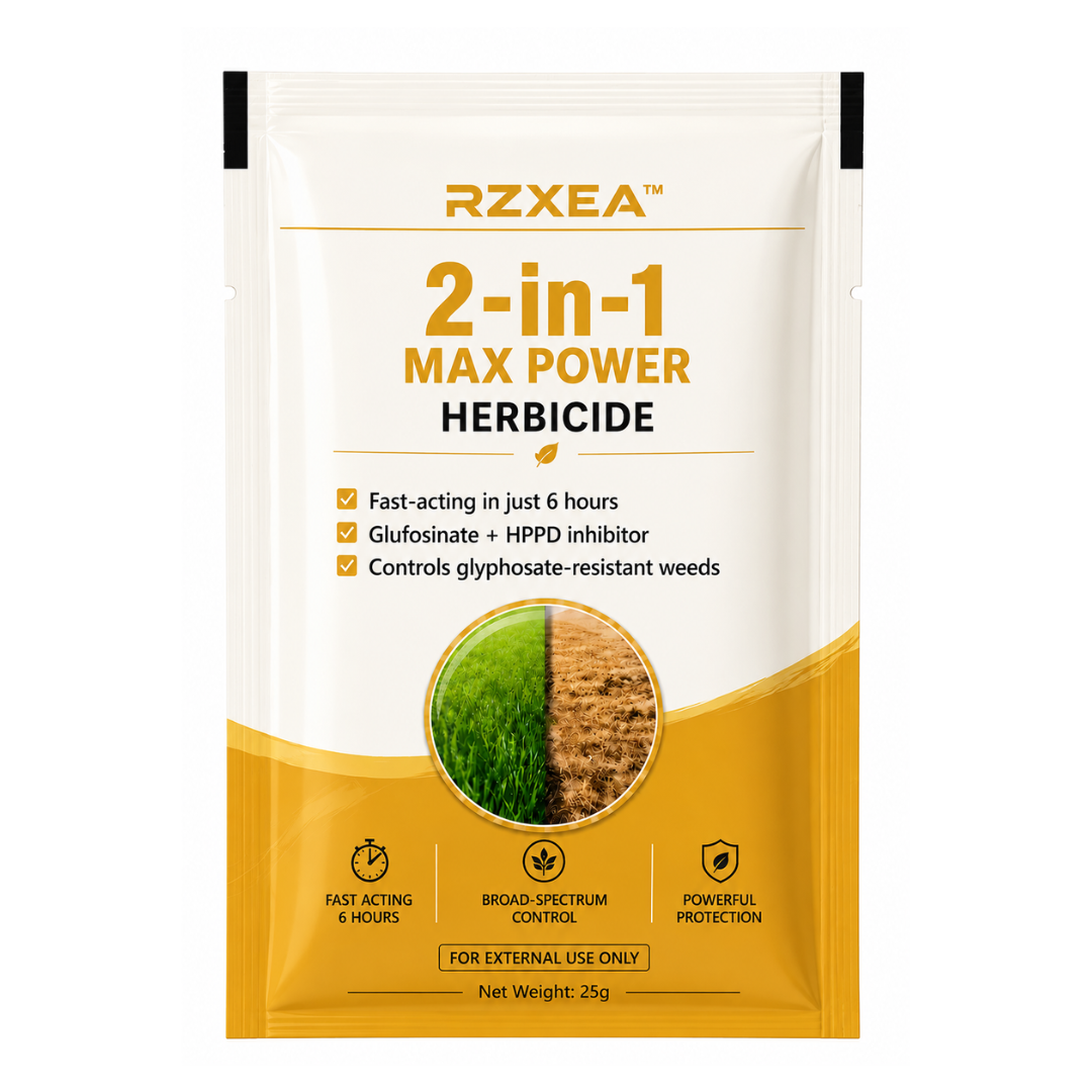 🌿 6-Hour Total Kill, Zero Glyphosate | RZXEA™ 2-in-1 Max Power Herbicide