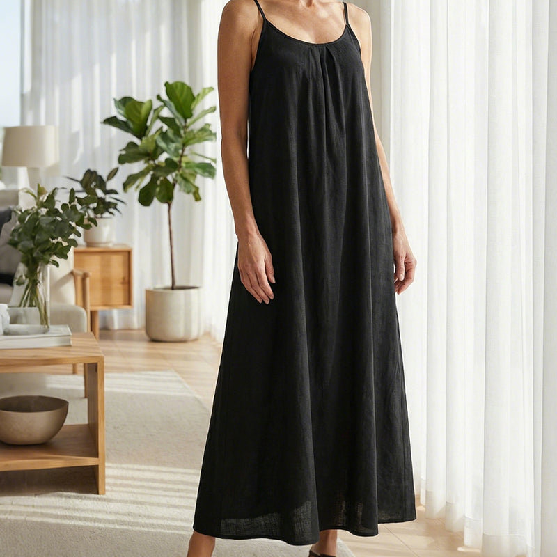 🏖️Last day sale 50% OFF💕20K+ SOLD!⚡RZXEA™ Women‘s Casual Backless Spaghetti Strap Maxi Dress🌟🌊