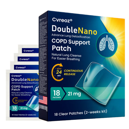 ✅🍀Official Store: Cvreoz® DoubleNano COPD Support Patch - Clinically Proven🫁 to Restore Clear Breathing in Just 7 Days!