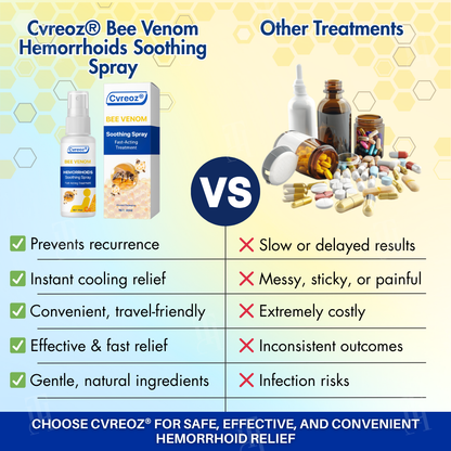 Office Store: Cvreoz® Bee Venom Hemorrhoids Soothing Spray – 7 Days to a Happy, Pain-Free🍑—Guaranteed!