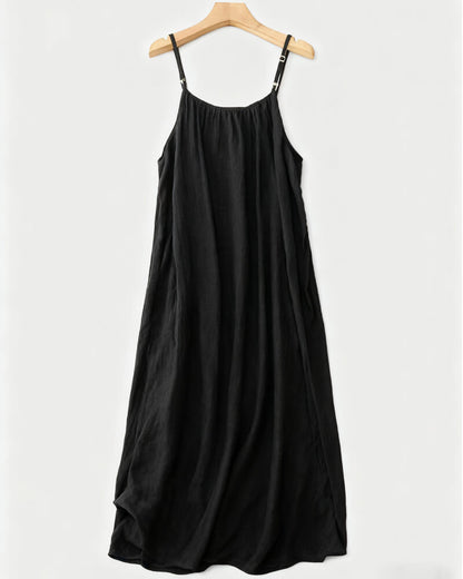 🏖️Last day sale 50% OFF💕20K+ SOLD!⚡RZXEA™ Women‘s Casual Backless Spaghetti Strap Maxi Dress🌟🌊