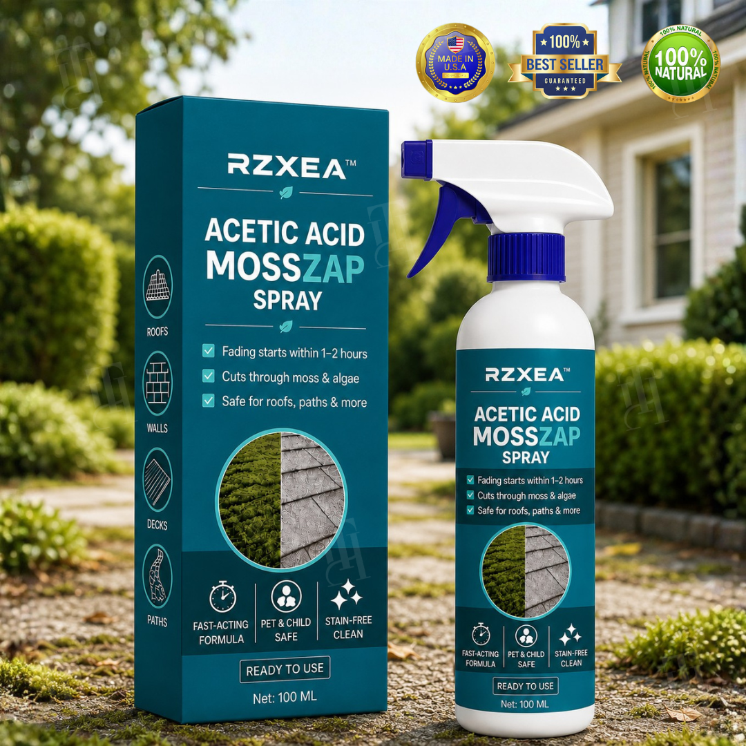 🏆 Official Store | RZXEA™ Acetic Acid MossZap Spray