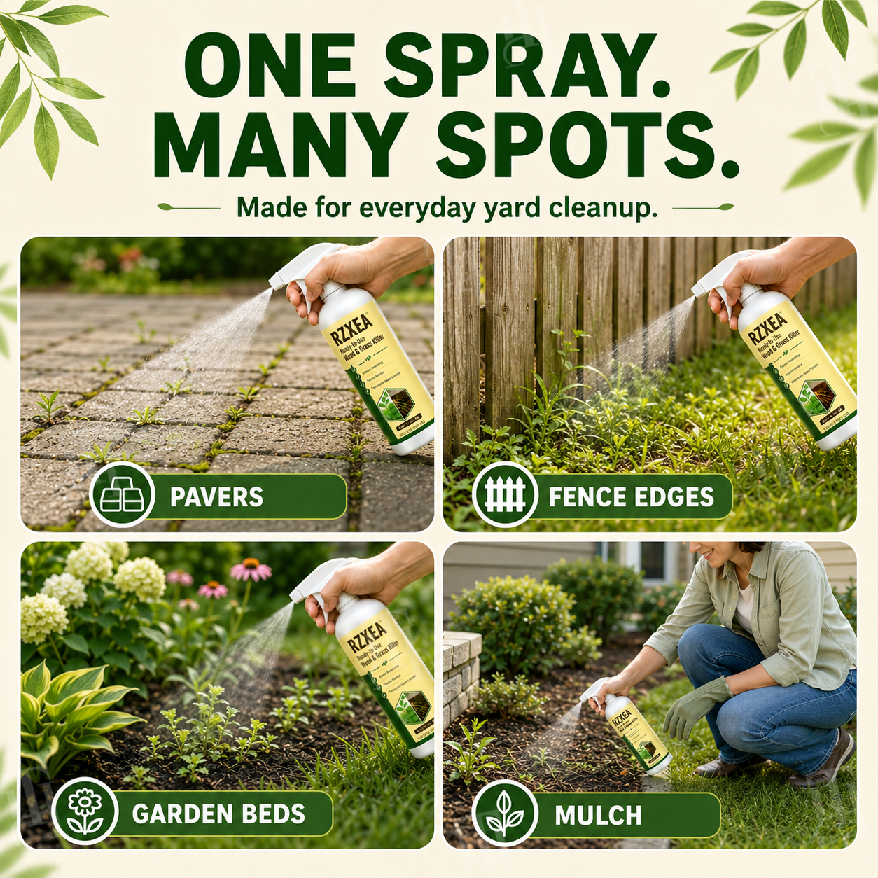 🏆 Official Store | RZXEA™ Ready-to-Use Weed & Grass Killer