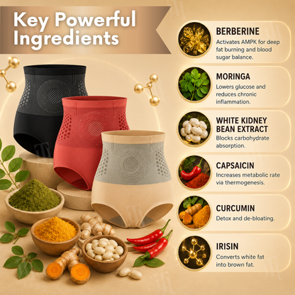 [Official Store] RZXEA™ 2026 8-in-1 Moringa & Berberine Thermogenic Sculpting Shorts