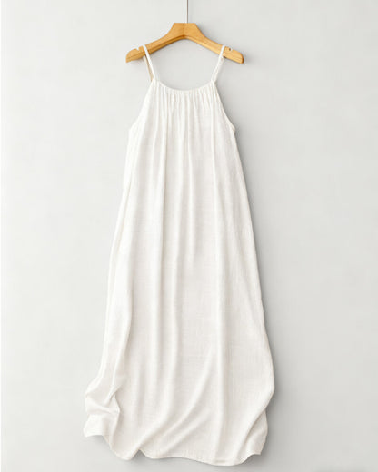 🏖️Last day sale 50% OFF💕20K+ SOLD!⚡RZXEA™ Women‘s Casual Backless Spaghetti Strap Maxi Dress🌟🌊