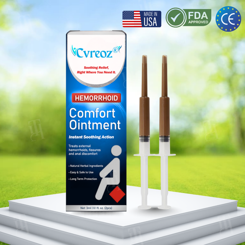 Official Store: Cvreoz® Hemorrhoid Comfort Ointment - 7 Days to a Happy, Pain-Free 🍑—Guaranteed!