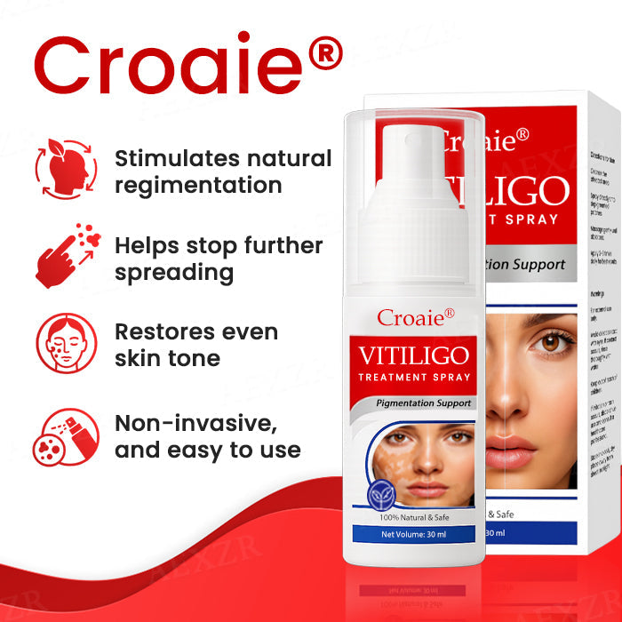 [Official Store]:Croaie® Vitiligo Treatment Spray- Natural Skin Tone Restoration