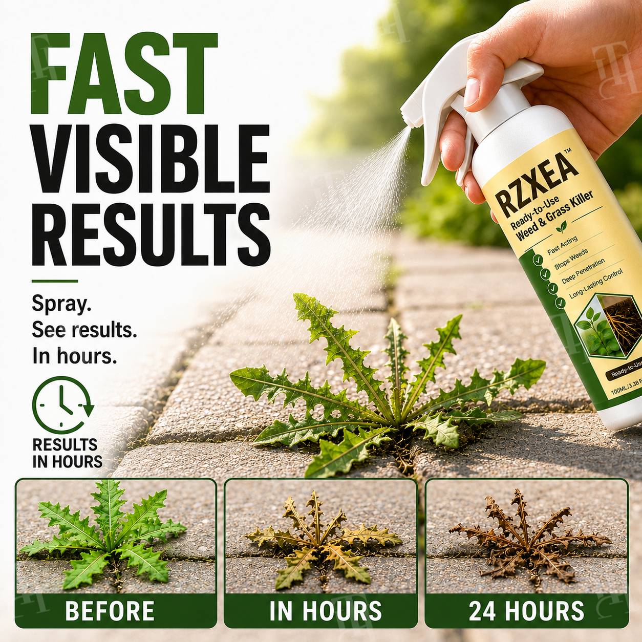 🏆 Official Store | RZXEA™ Ready-to-Use Weed & Grass Killer