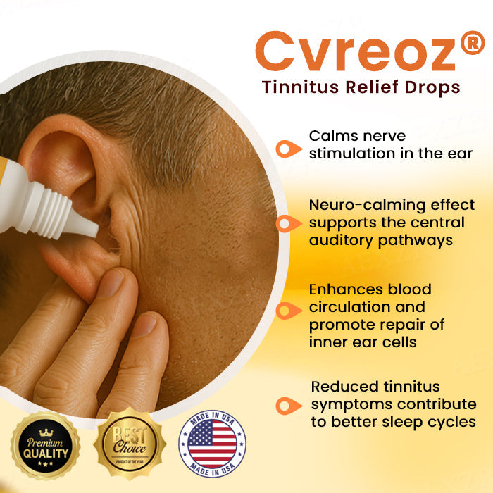 Cvreoz® Tinnitus Relief Drops – 88% Report Lasting Relief-Officially Approved