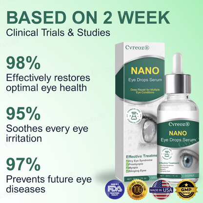 👩‍⚕️[Official Store]:Cvreoz® Nano Eye Drops Serum✅FDA Approved (Suitable for presbyopia, dry eye syndrome, glaucoma, and cataracts) 👀