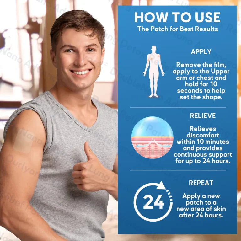 ✅🍀Official Store:  Cvreoz® DoubleNano COPD Support Patch- Clinically Proven🫁 to Restore Clear Breathing in Just 7 Days!