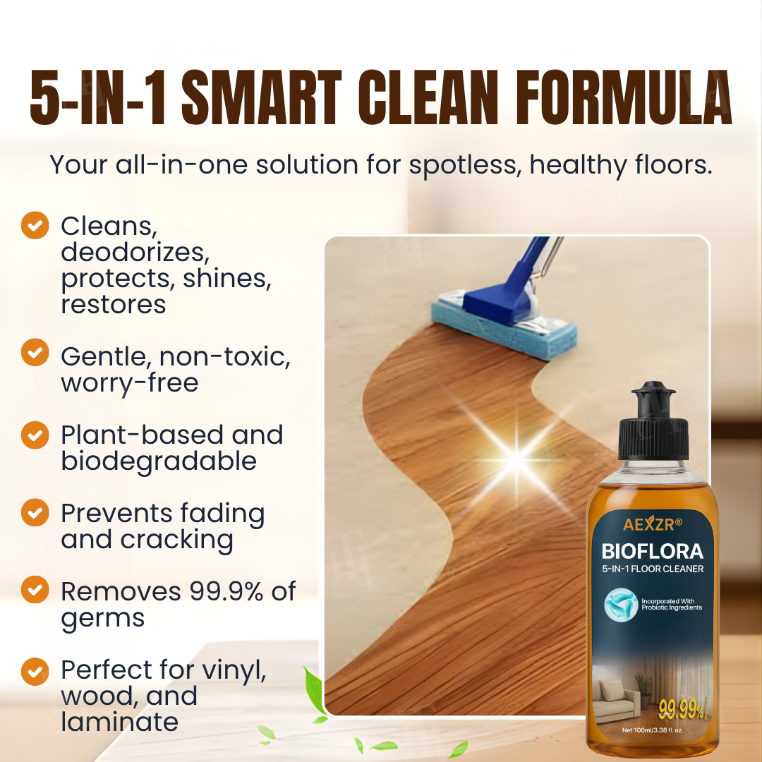 [Official Store] AEXZR® BioFlora 5-in-1 Floor Cleaner - 99.99% germ elimination rate