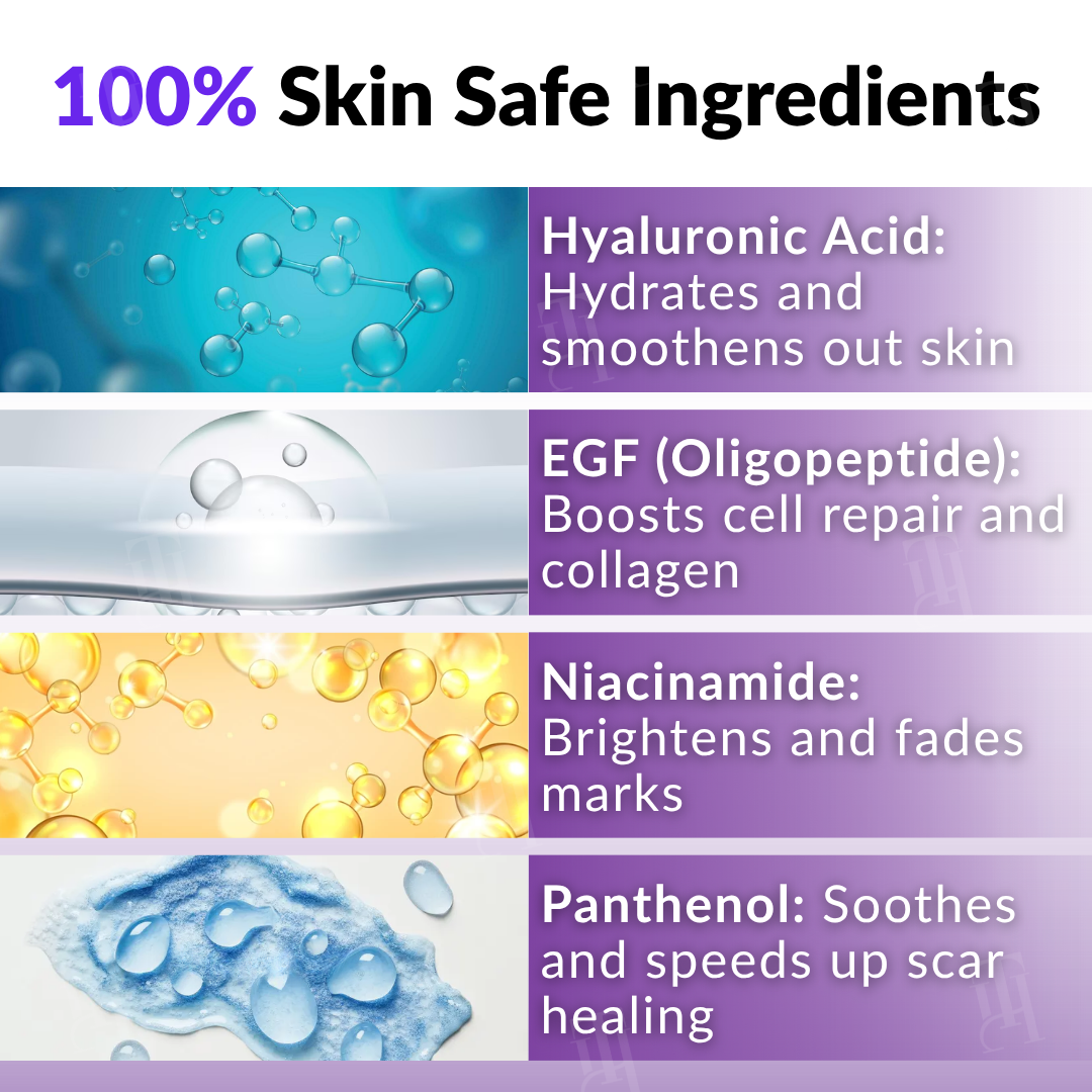 Cvreoz® ReGen Microneedles Pro Patches⭐Effective for: Various skin conditions including rashes, spots, papules, scars, keratosis, acne, sores, rashes, skin growths and warts