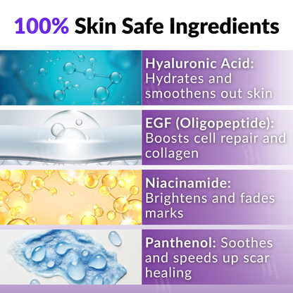 Cvreoz® ReGen Microneedles Pro Patches⭐Effective for: Various skin conditions including rashes, spots, papules, scars, keratosis, acne, sores, rashes, skin growths and warts