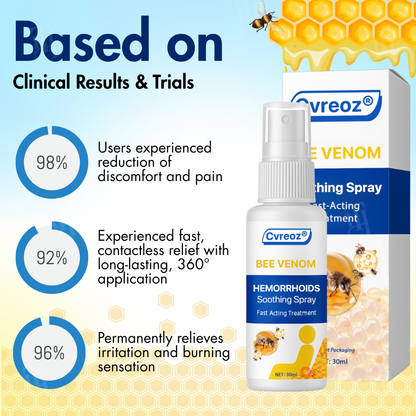 Office Store: Cvreoz® Bee Venom Hemorrhoids Soothing Spray – 7 Days to a Happy, Pain-Free🍑—Guaranteed!