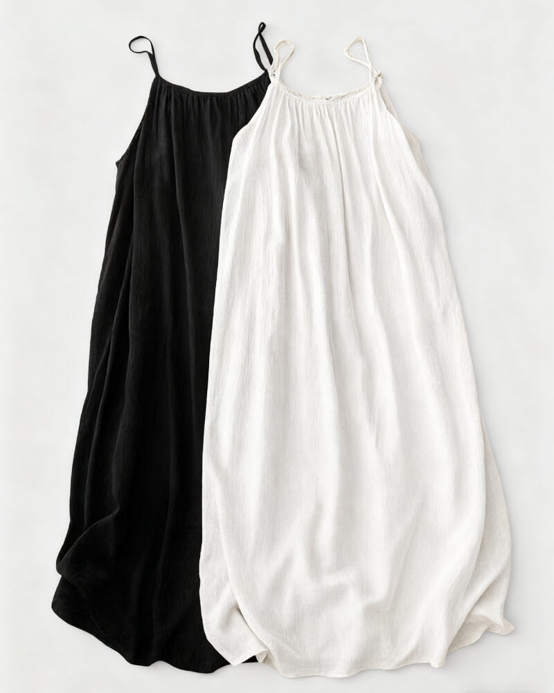 🏖️Last day sale 50% OFF💕20K+ SOLD!⚡RZXEA™ Women‘s Casual Backless Spaghetti Strap Maxi Dress🌟🌊