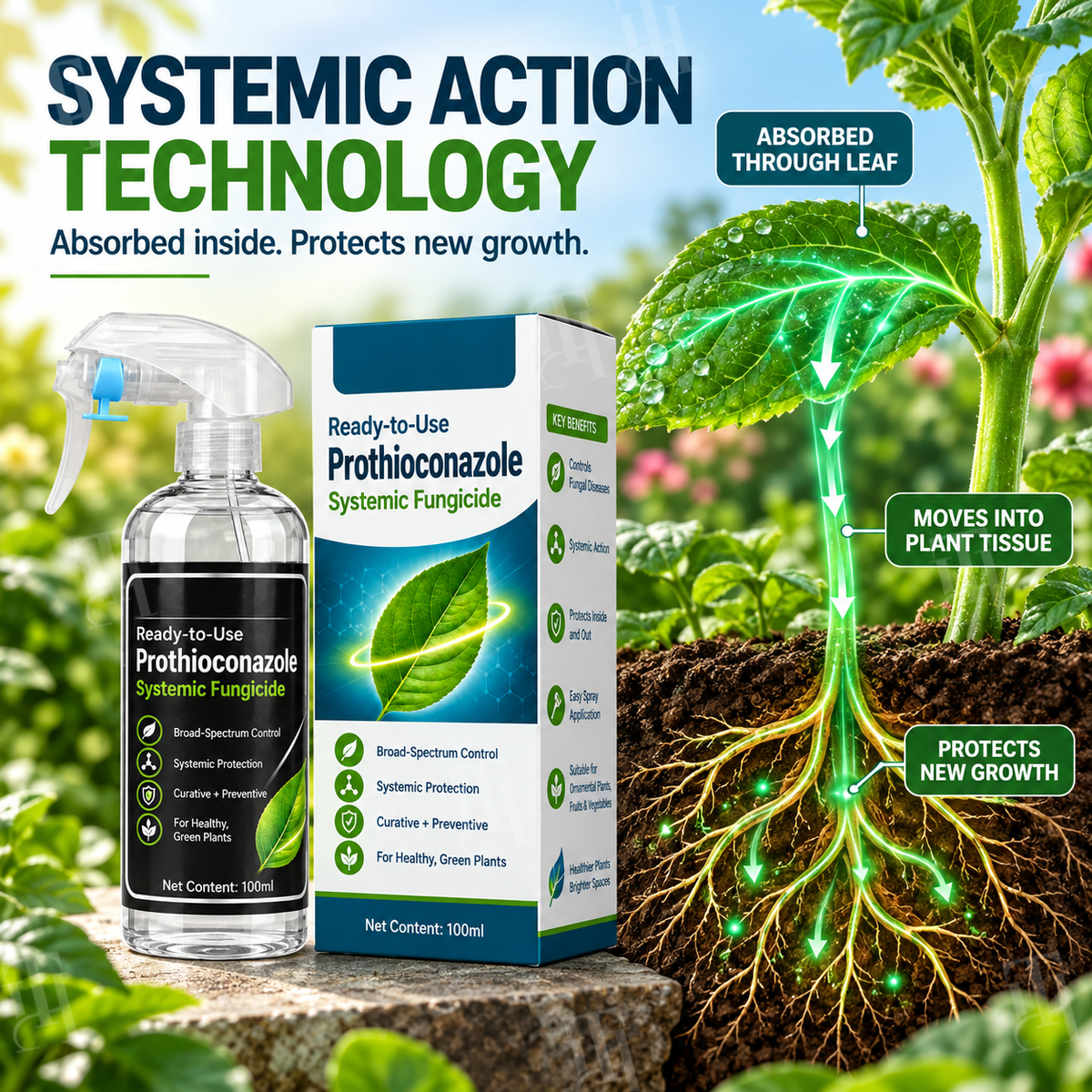 🏆 Official Store | RZXEA™ Ready-to-Use Prothioconazole Systemic Fungicide