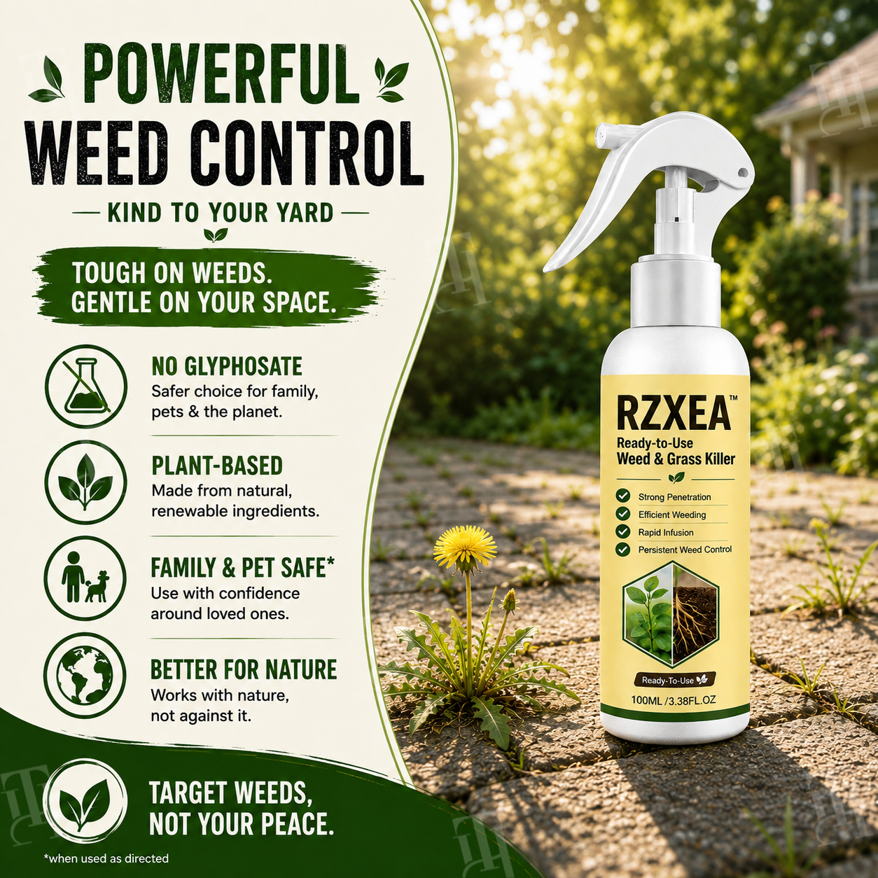 🏆 Official Store | RZXEA™ Ready-to-Use Weed & Grass Killer