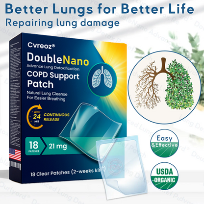 ✅🍀Official Store:  Cvreoz® DoubleNano COPD Support Patch- Clinically Proven🫁 to Restore Clear Breathing in Just 7 Days!