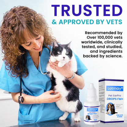 BLACK FRIDAY 40% OFF | Lotmay® Pet EarPro Drops FM+