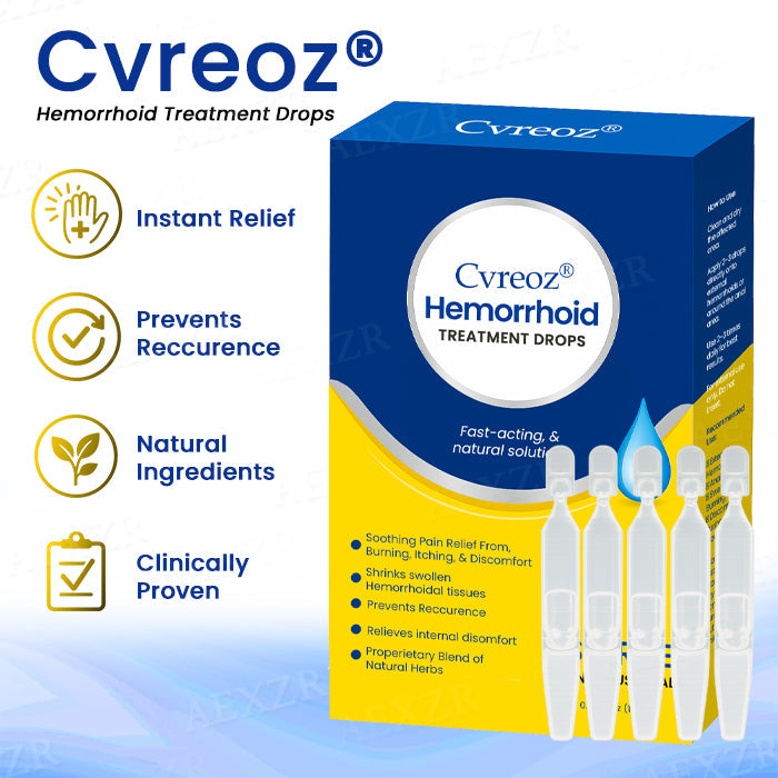 Office Store: Cvreoz® Hemorrhoid Treatment Drops – 7 Days to a Happy, Pain-Free 🍑—Guaranteed!