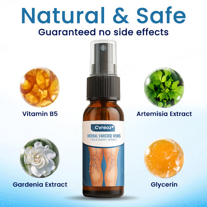 Cvreoz® Herbal Varicose Veins Treatment Spray - ✅Discount in limited time!