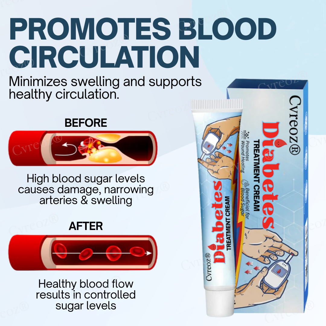 Official Store: Cvreoz® Diabetes Treatment Cream - Don't let a small wound cost you your foot—or your life！