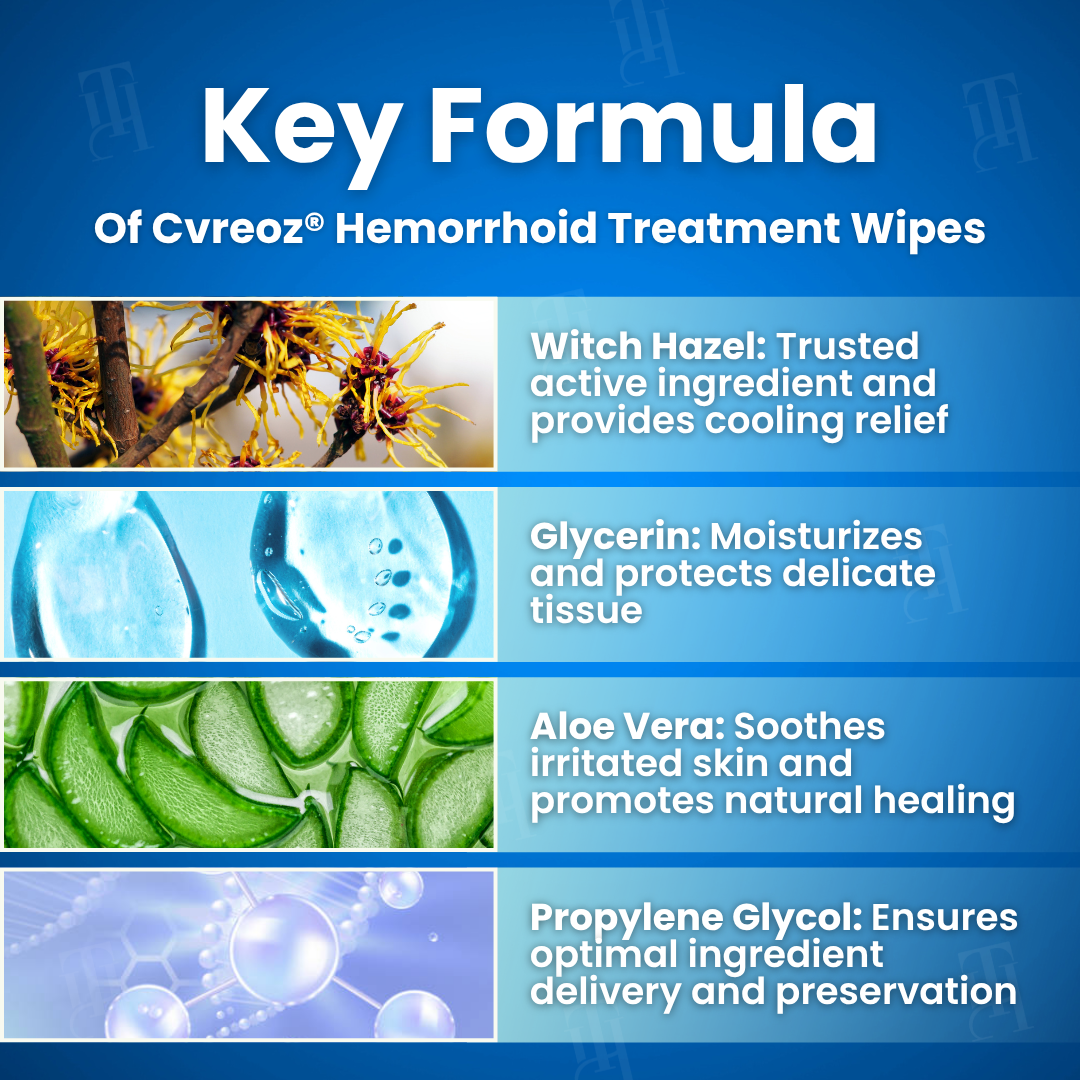 DISCOUNT LIMIT:Cvreoz® Hemorrhoid Treatment Wipes