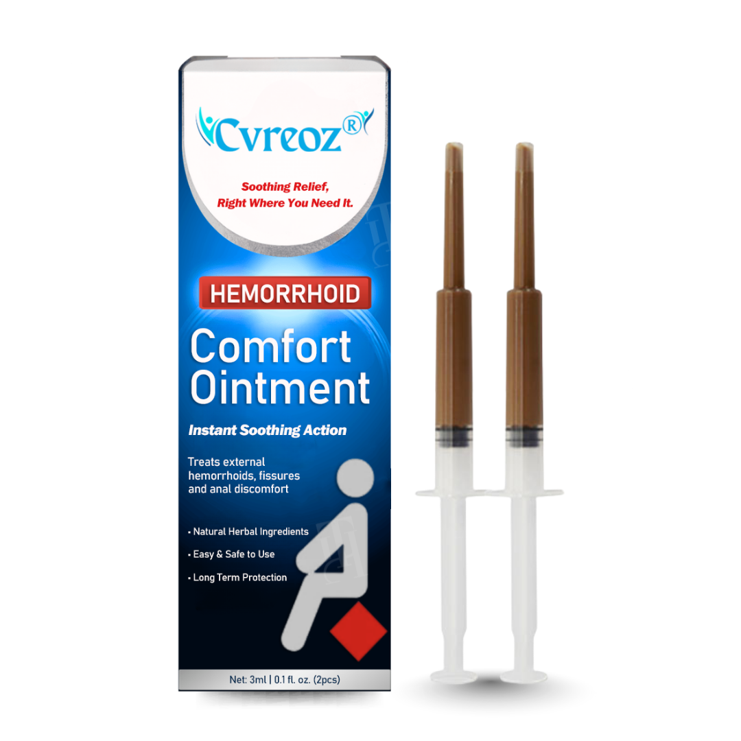 Official Store: Cvreoz® Hemorrhoid Comfort Ointment - 7 Days to a Happy, Pain-Free 🍑—Guaranteed!