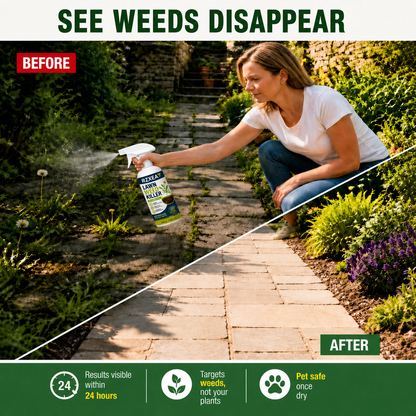 🏆 Official Store | RZXEA™ Fast-Acting Natural lawn Weed & Grass Killer Spray