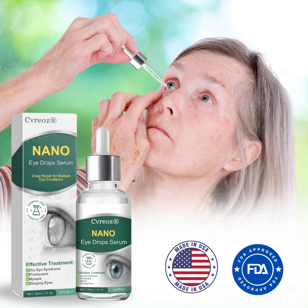 👩‍⚕️[Official Store]:Cvreoz® Nano Eye Drops Serum✅FDA Approved (Suitable for presbyopia, dry eye syndrome, glaucoma, and cataracts) 👀