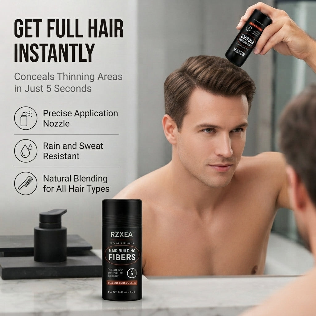 🏆 Official Store |  RZXEA™ Rapidcover Hair Building Fibers