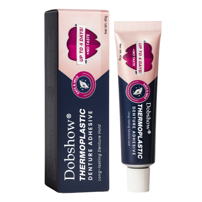🦷⭐[Official Store]:Dobshow® Thermoplastic Denture Adhesive🦷 –🔒 No More Daily Glue !✅✨