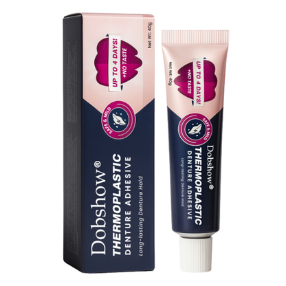 🦷⭐[Official Store]:Dobshow® Thermoplastic Denture Adhesive🦷 –🔒 No More Daily Glue !✅✨