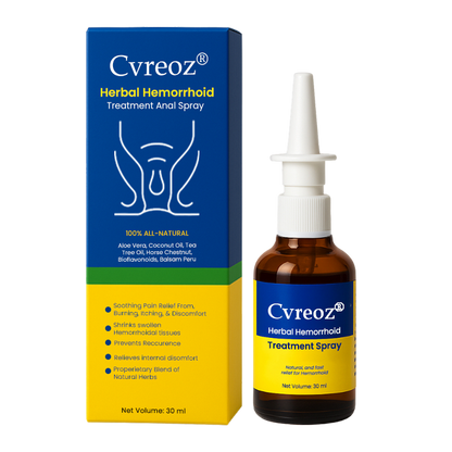 Cvreoz® Herbal Hemorrhoid Treatment Anal Spray -7 Days to a Happy, Pain-Free 🍑—Guaranteed!