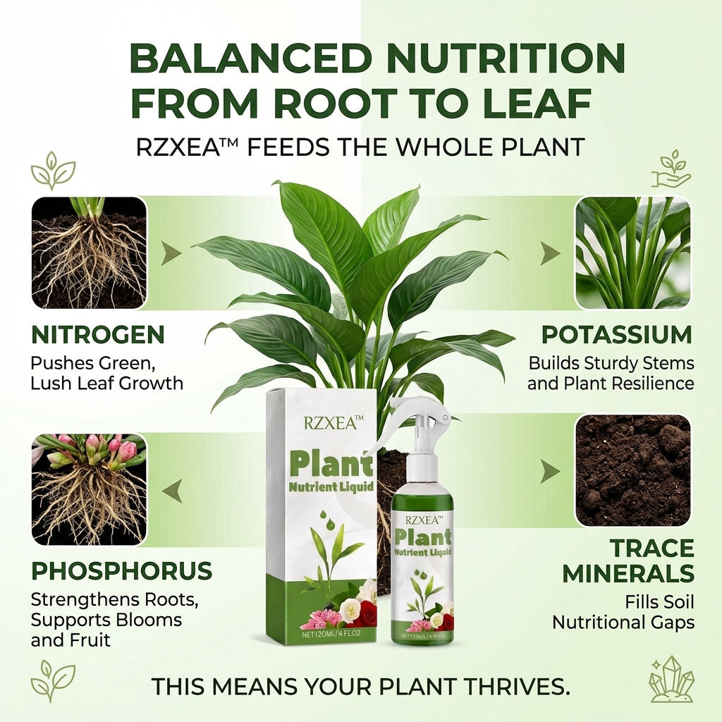 🏆 Official Store | RZXEA™ Ready-to-Use Plant Nutrient Solution