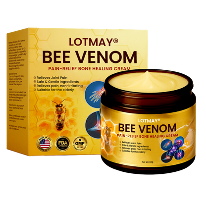 🏆Offical Store: LOTMAY® Bee Venom Pain-Relief Bone Healing Cream - Stop Suffering - Start Healing in Minutes