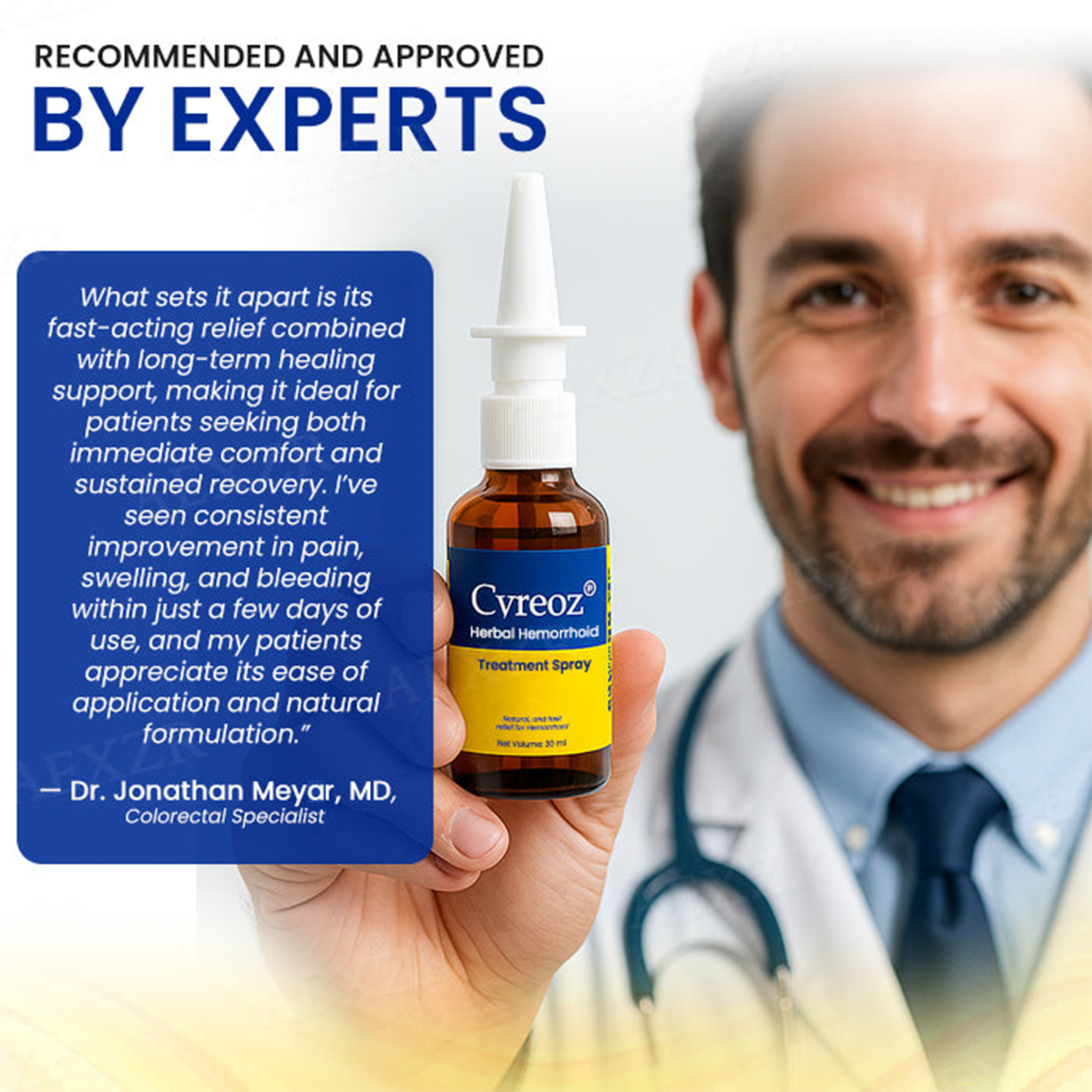 Official Store: Cvreoz® Herbal Hemorrhoid Treatment Anal Spray – 7 Days to a Happy, Pain-Free 🍑—Guaranteed!