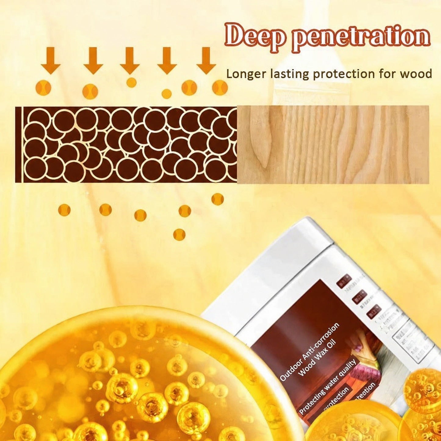 RZXEA™ Outdoor Anti-corrosion Wood Wax Oil (Waterproof & Renovation)🛡️