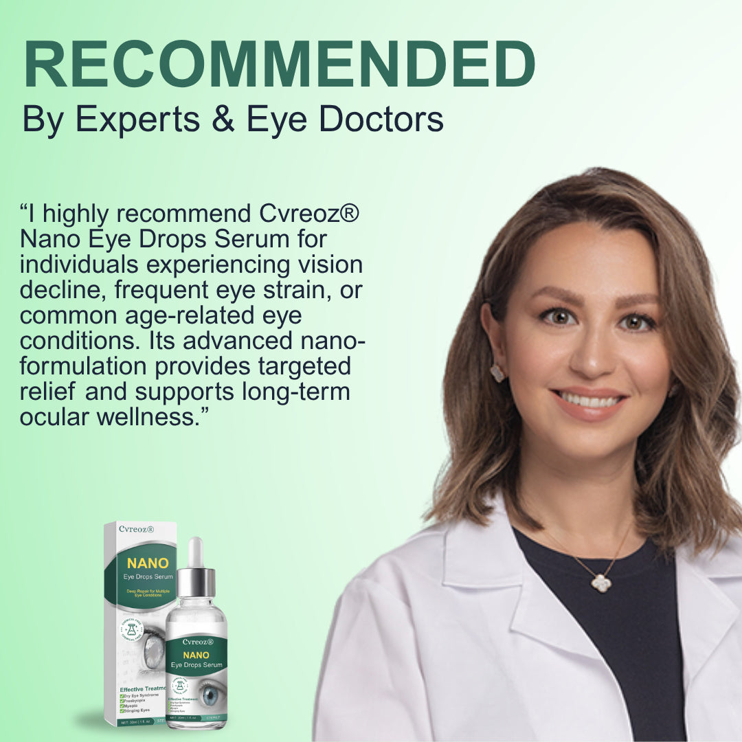 👩‍⚕️[Official Store]:Cvreoz® Nano Eye Drops Serum✅FDA Approved (Suitable for presbyopia, dry eye syndrome, glaucoma, and cataracts) 👀