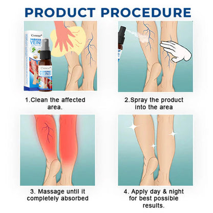 Cvreoz® Varicose Veins Treatment Spray-✅ Clinically proven to eliminate varicose veins in just 7 days!