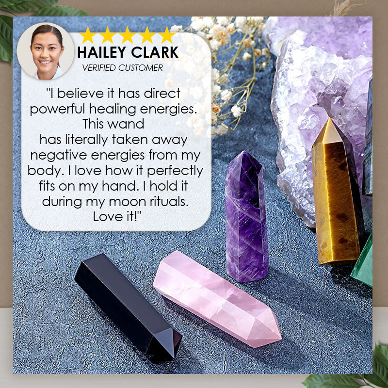 AEXZR® LucKeeper Crystal Wands