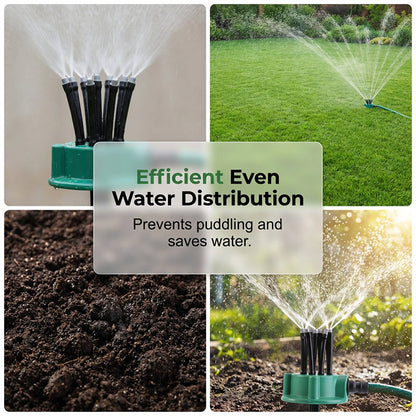 RZXEA™ 360° Precision Irrigation Sprinkler – 360° multi‑directional, custom spray patterns. Gentle on delicate plants. Save water, grow better. 🌱✅