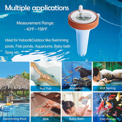 RZXEA™ Wireless Pool Thermometer Floating
