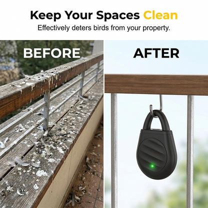 🔥Limited time: Buy 3 get 2 free!🐦 RZXEA™ Portable Ultrasonic Bird Repellent Keychain