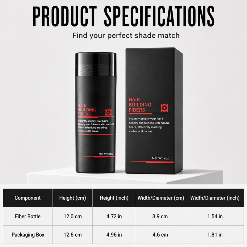 🏆 Official Store | RZXEA™ Hair Building Fibers 27.5g Instant Hairline Filler and Thickener
