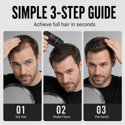 🏆 Official Store | RZXEA™ Hair Building Fibers 27.5g Instant Hairline Filler and Thickener