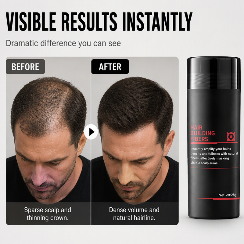 🏆 Official Store | RZXEA™ Hair Building Fibers 27.5g Instant Hairline Filler and Thickener