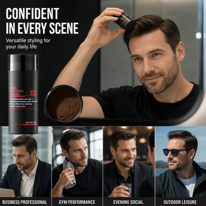 🏆 Official Store | RZXEA™ Hair Building Fibers 27.5g Instant Hairline Filler and Thickener